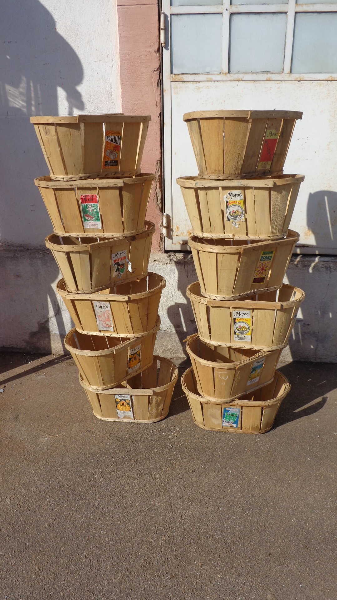 Vintage grocery display