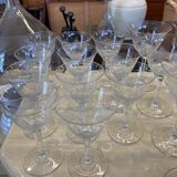 Art Deco crystal service