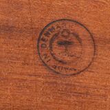 Danish extendable and reversible table, games or meals, rosewood 1960.