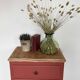 Semainier chiffonnier vintage terracotta