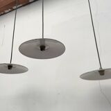 Enameled sheet metal pendant lights