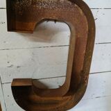 Iron industrial letter "c"