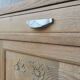 Art Deco wooden and marble buffet