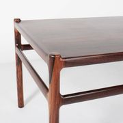 Table basse en palissandre par Henning Korch - CF Christiansen Silkeborg
