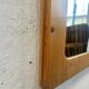 Vintage Large Pine Wooden Mirror, Sweden 1970's