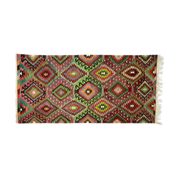 Tapis kilim artisanal anatolien 340 cm x 167 cm
