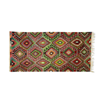 Tapis kilim artisanal anatolien 340 cm x 167 cm