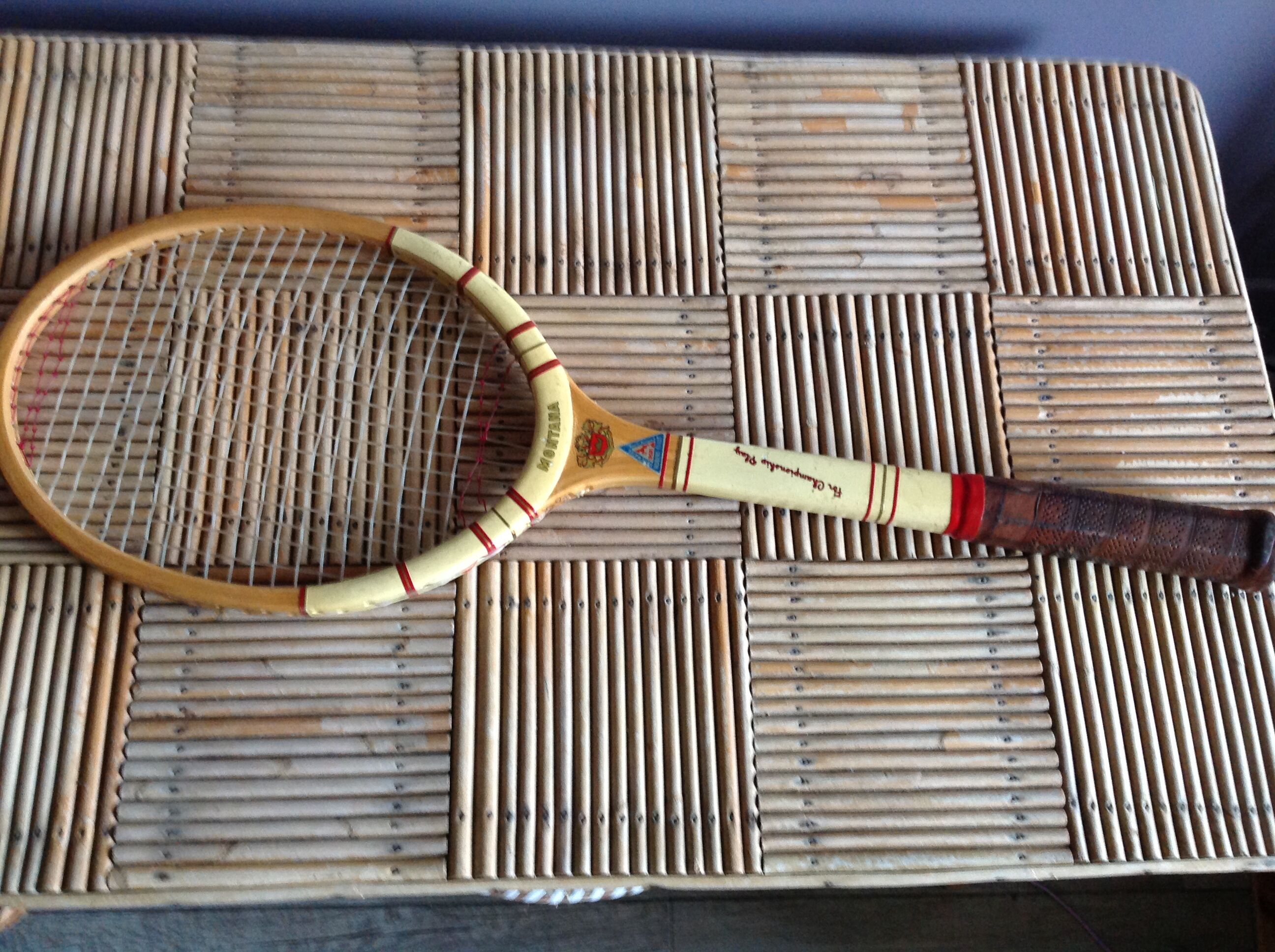 Vintage tennis racket