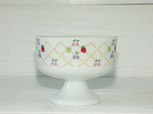 Lot 6 dessert cuts vintage porcelain 70/80