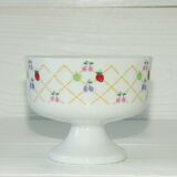 Lot 6 coupes dessert porcelaine vintage 70/80
