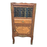 Fake book bedside table with doors