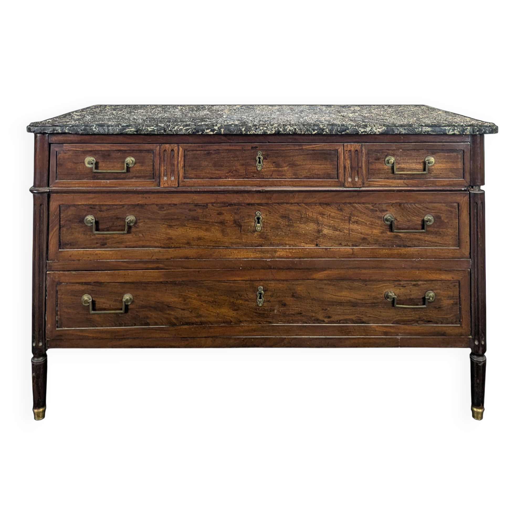 Louis XVI period commode in mahogany
