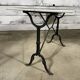 Table bistrot plateau marbre