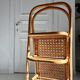 Vintage rattan and cane shelf – 1970s