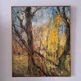 Old oil painting on canvas - Leo Maillet 1966