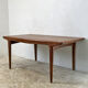 Scandinavian dining table extendable vintage 60's