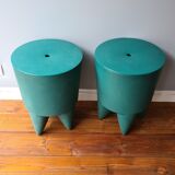 Pair of Bubu stools by Philippe Starck