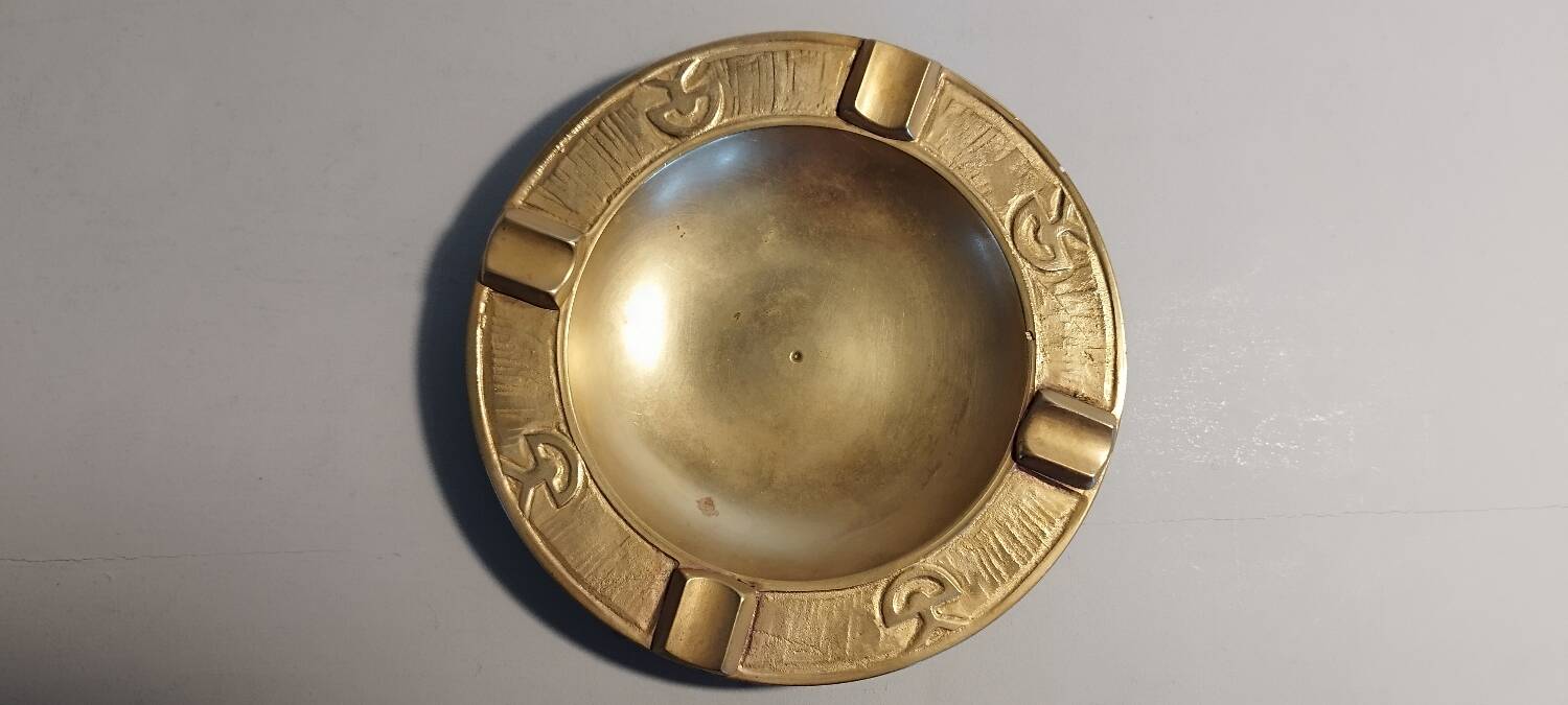 Brass ashtray