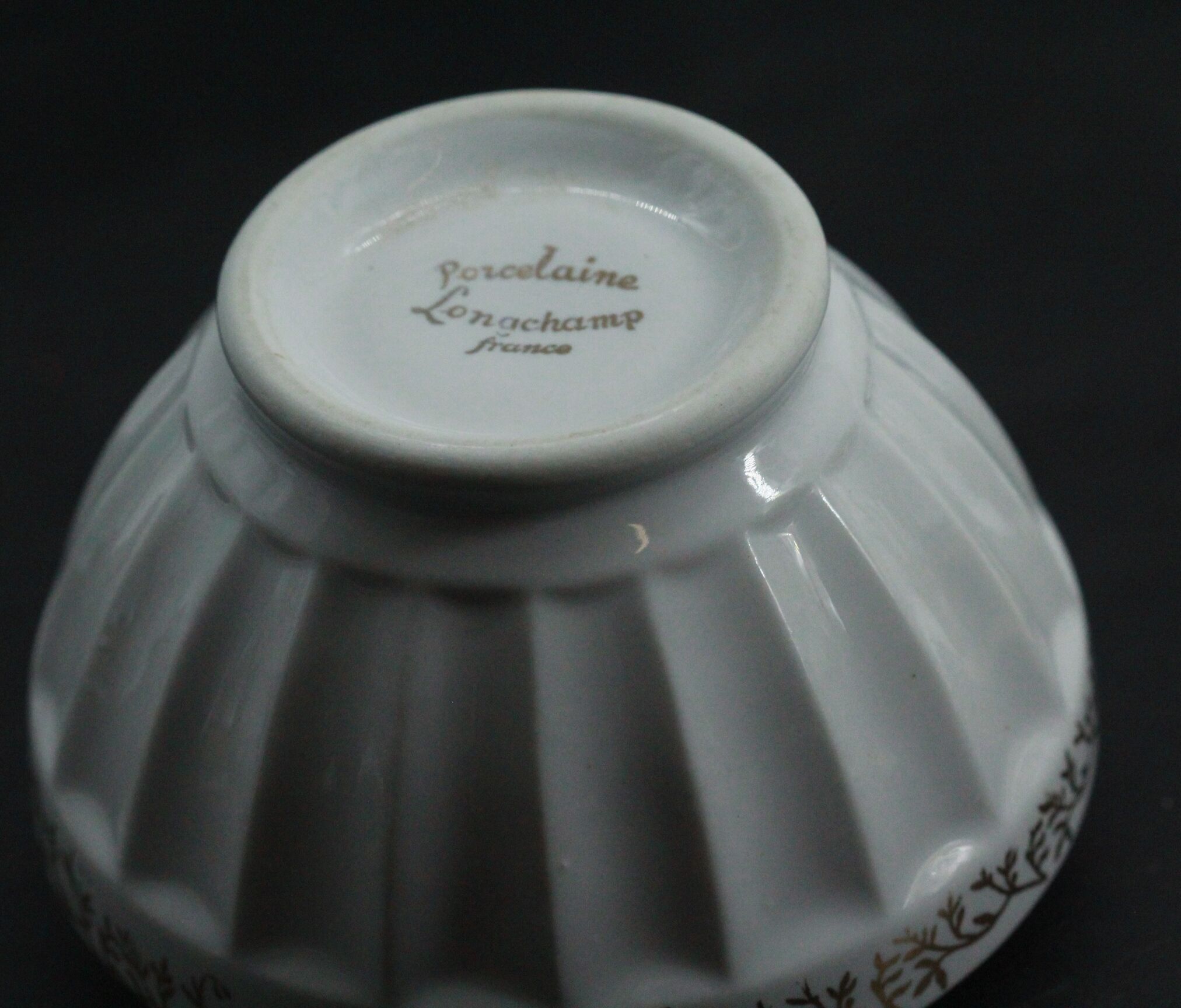 old Longchamp porcelain bowl