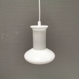 Double layered opal glass lamp, produced at Holmegaard Glassworks for Lyskaer Lighting, Denmark 70s