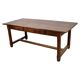 Rustic Dining Table in Oak and Elm from the Early 20th Century
