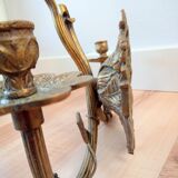 Bronze candle holder wall light