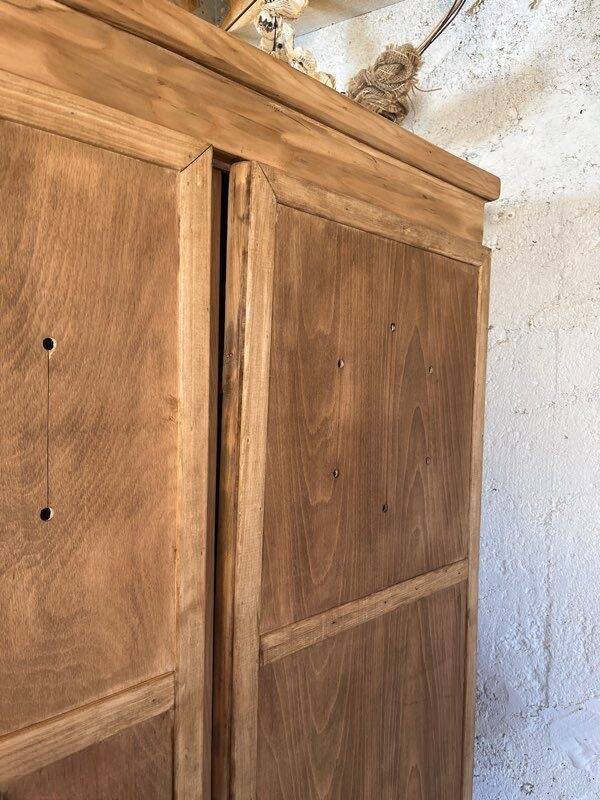 Antique pine wardrobe