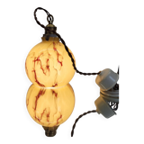 Art Deco lamp in opaline glaze Verreries de Scailmont Henri Heemskerk Belgium