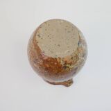 Brown speckled stoneware pitcher in very good condition