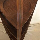 Shelf on feet or servant dumb wooden tripod