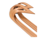 Vincent Gonzalez: sculpted wall lamp in bent wood, 1970s design.