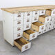 Vintage bank of drawers