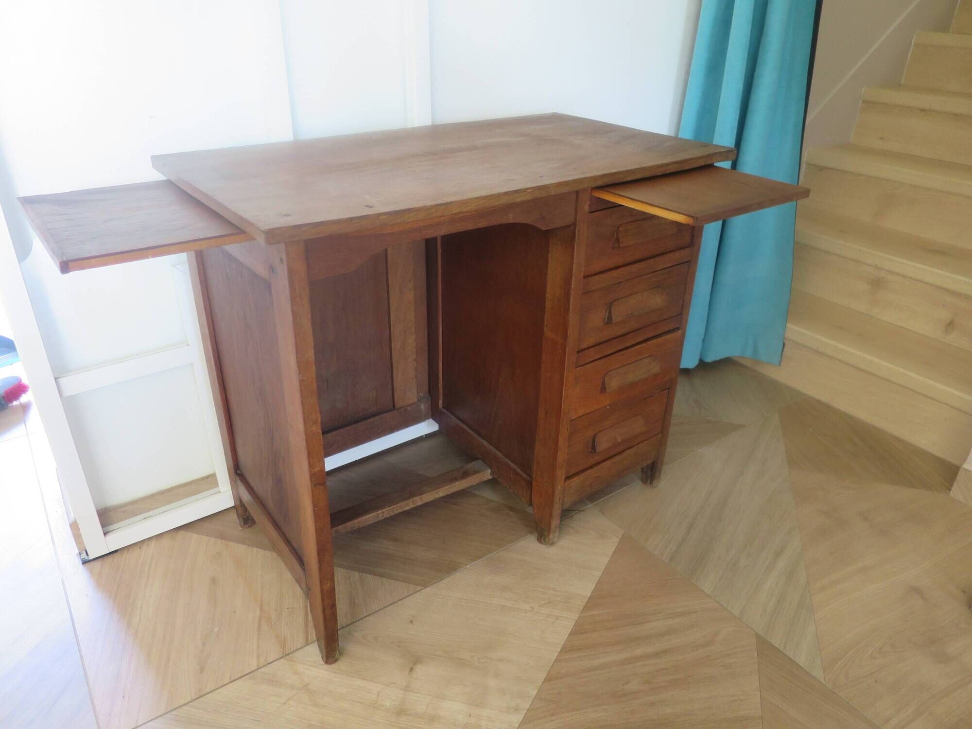 Vintage-Modern-Scandinavian Desk - 1950s - 4 drawers - Children's range