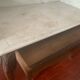 Old wooden and marble dressing table