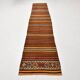 Burgundy & Red Persian Kilim Runner Rug, 75x387Cm