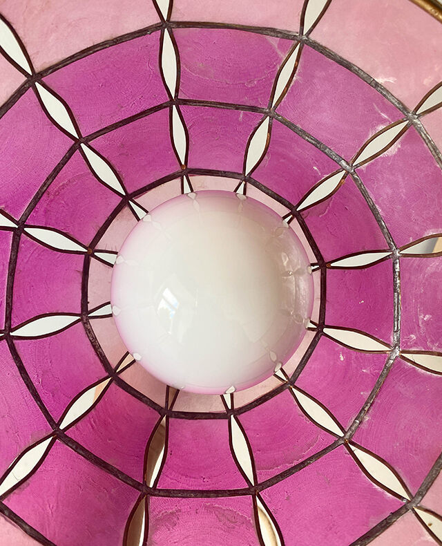 Suspension capiz violine