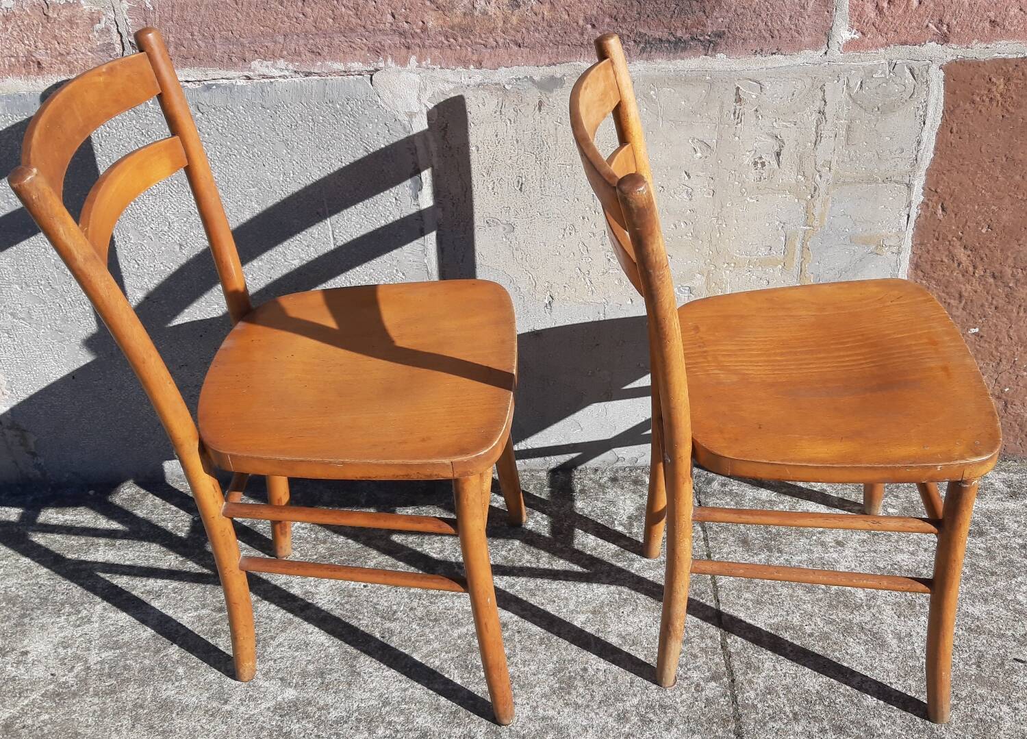 Pair of Luterma bistro chairs