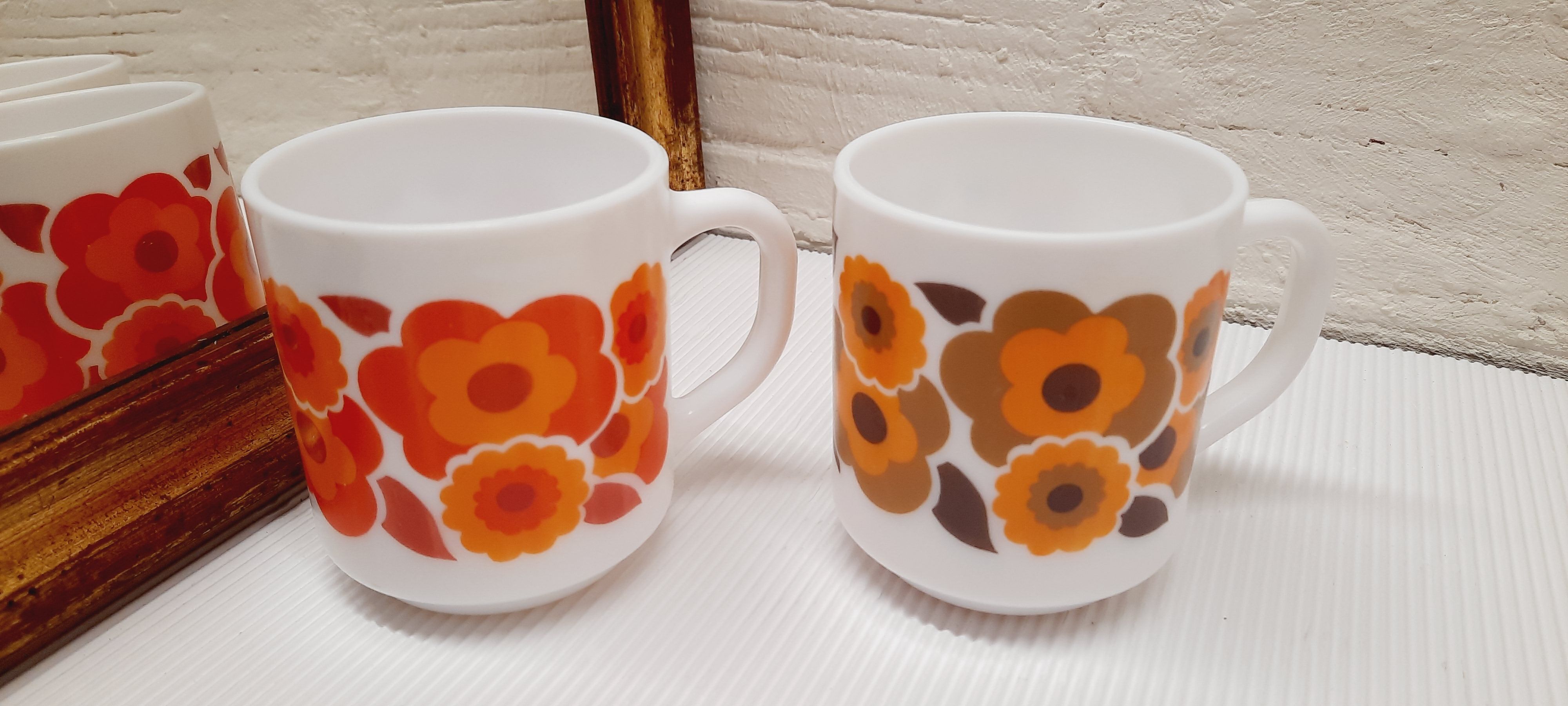Pair mugs Arcopal Lotus