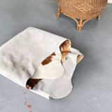 Caramel cowhide carpet