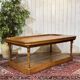 19th-century work table in English pine.