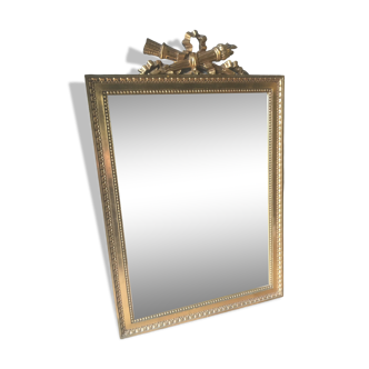 Miroir doré de style Napoleon III 70x46cm