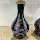 Duo de lampe à pétrole XIXe siècle