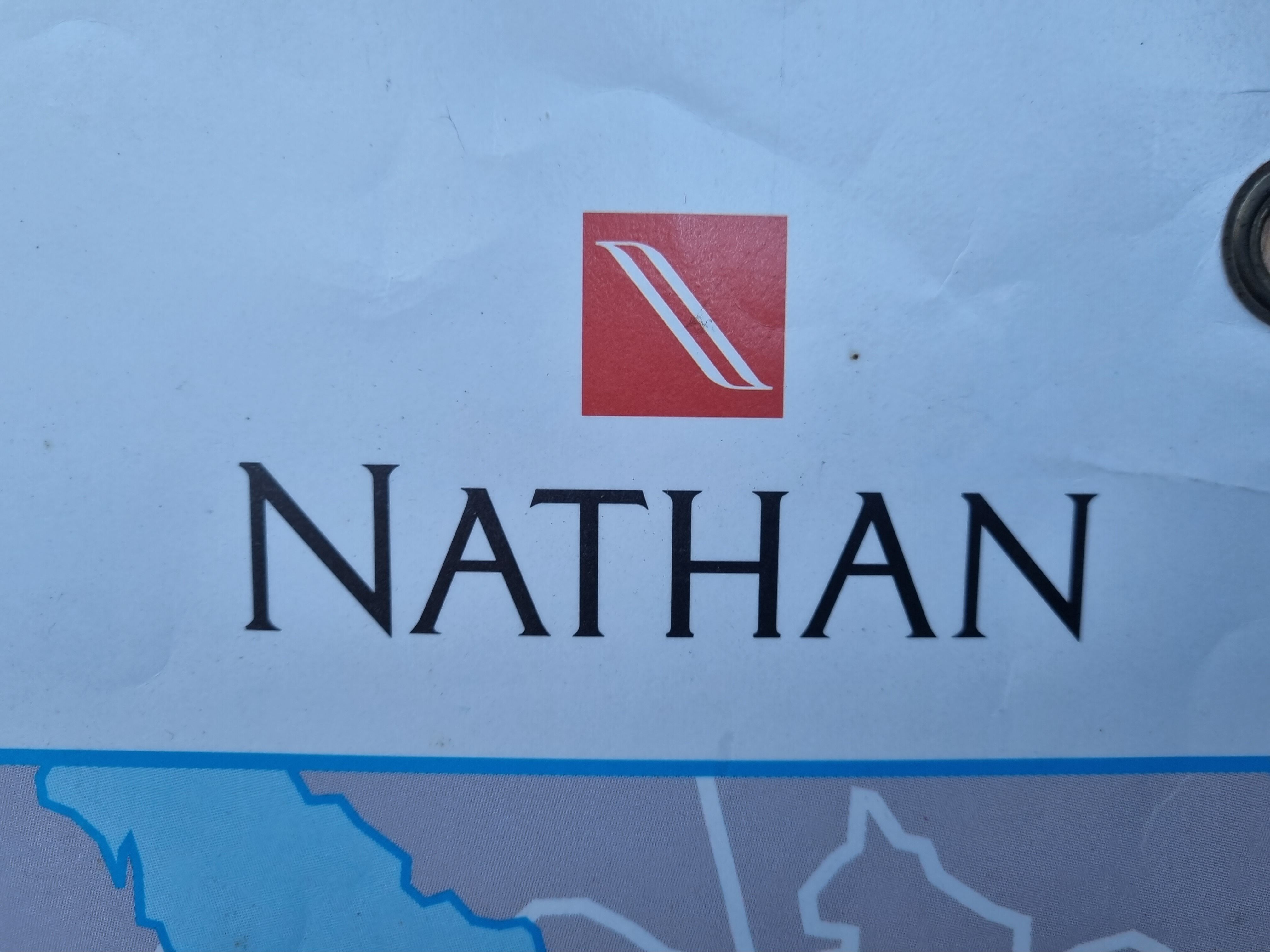 Map of Africa, Nathan 1980