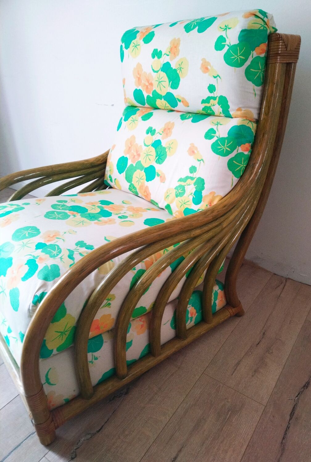 Salon bamboo rattan prestige