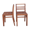 Paire de chaises modèle 103 de René Gabriel