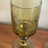 Duo of large Biot glasses