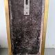 Brutalist mirror signed from the 70s.