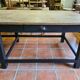 Table de drapier avec 2 tiroirs