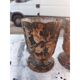 Pair of cast iron vases from 1900 in Charleville-Mézières