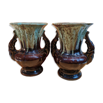 Pair of foreign vases